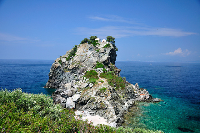 Skopelos, una de las fotografías de las islas griegas más conocidas