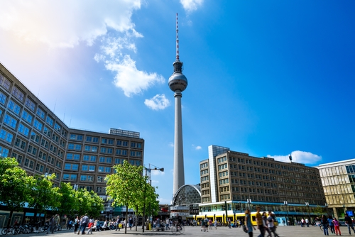 Torre dela Televisión en Alexanderplatz en Berlín