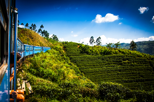 Tren en Sri Lanka