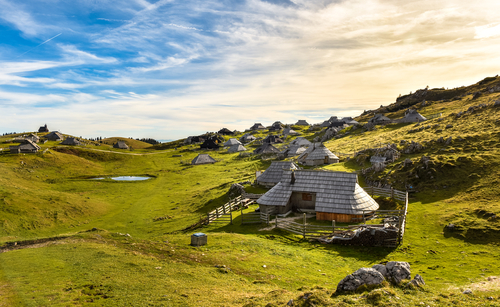 Velika Planina en Eslovenia
