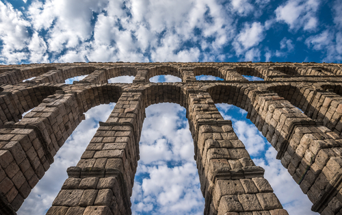 Acueducto, uno delos lugares que ver en Segovia