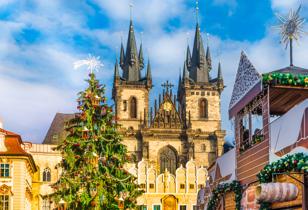 Árbol de Navidad en Praga, República Checa