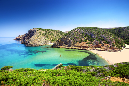 Cala Doméstica en Cerdeña