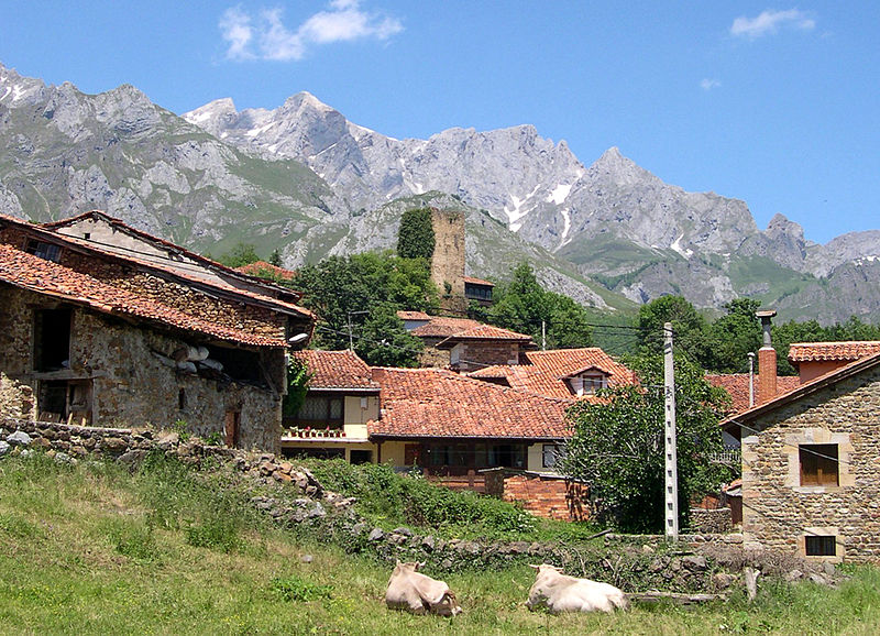 Camaleño, uno de los pueblos de los Picos de Europa