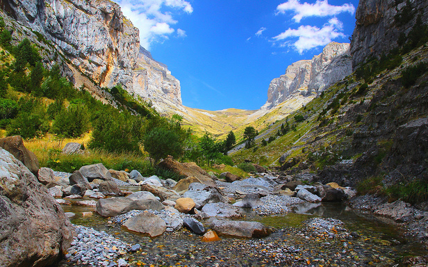 Cañón de Añisclo en Los Pirineos