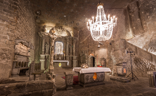Minas de Wieliczka en Polonia