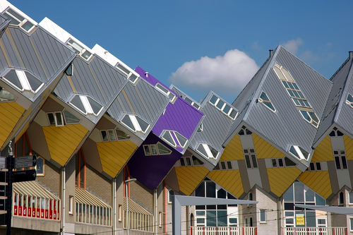 Casas Cubo de Rotterdam en Países Bajos