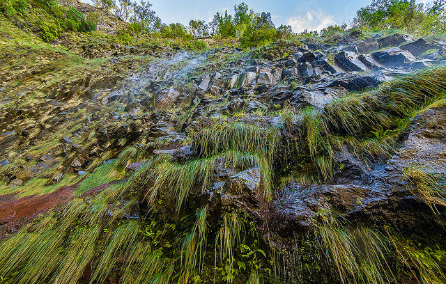 Cascada do Riscon en Madeira