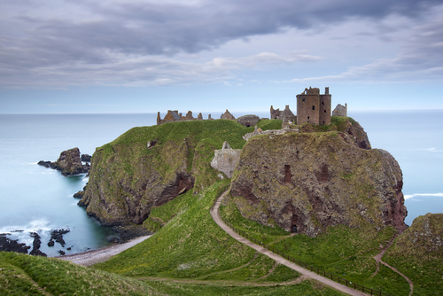 Castillo de Dunnotar en Escocia