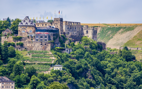 Castillo Rhinfelds en el Rhin