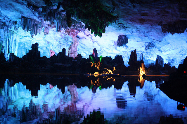 Cueva de la Flauta de Caña en Guilin