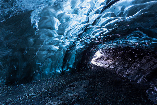 Cueva de Vatnajökull en Islandia