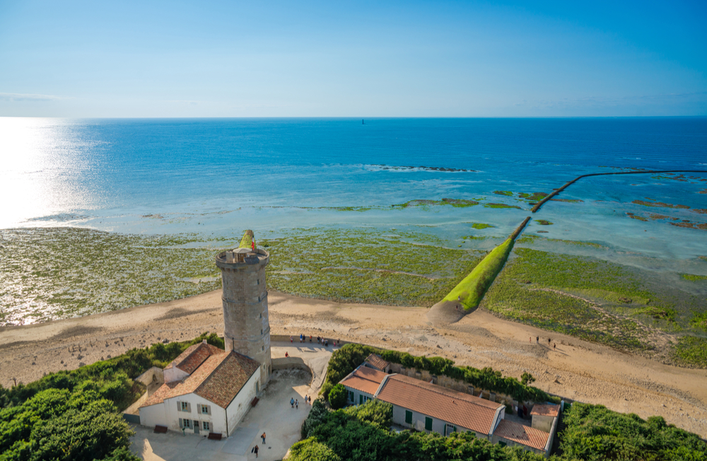 Faro de las Ballenas en la isla de Ré