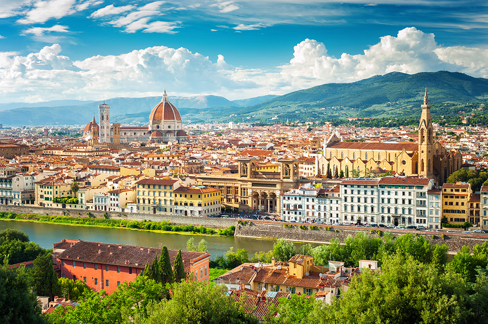 Florencia en una visita a Italia en 10 días