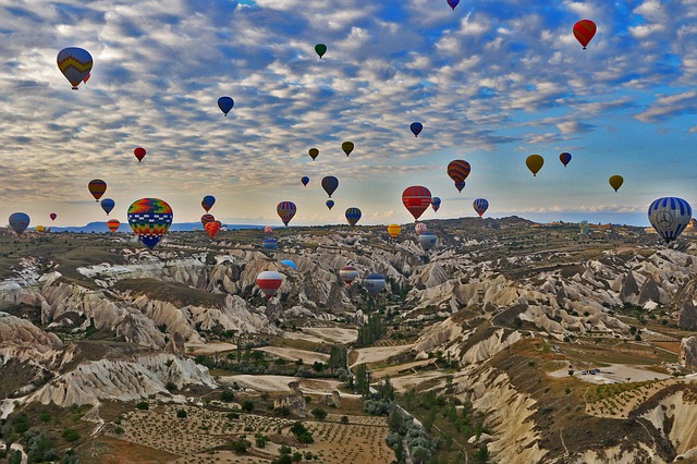 Globos en Capadocia