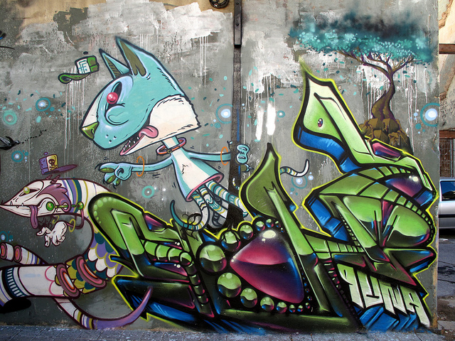 Rutas alternativas por Valencia, grafiti