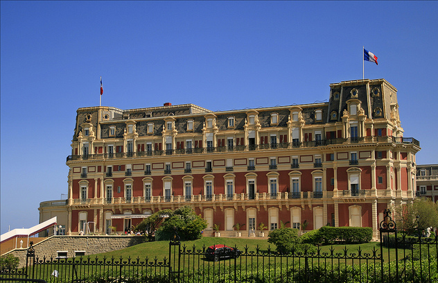 Hotel du Palais uno de los lugares que ver en Biarritz