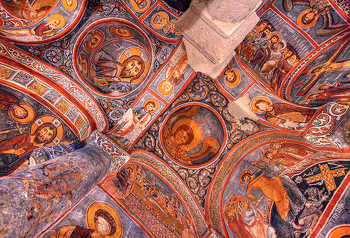 Iglesia en Goreme, Turquía