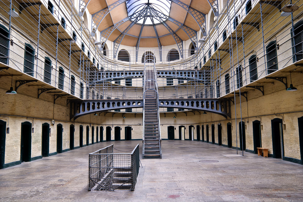 Kilmainham Gaol, uno de los lugares que ver en Irlanda,