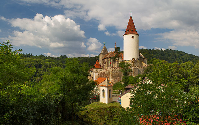 Castillo de Krivoklat en la República Checa