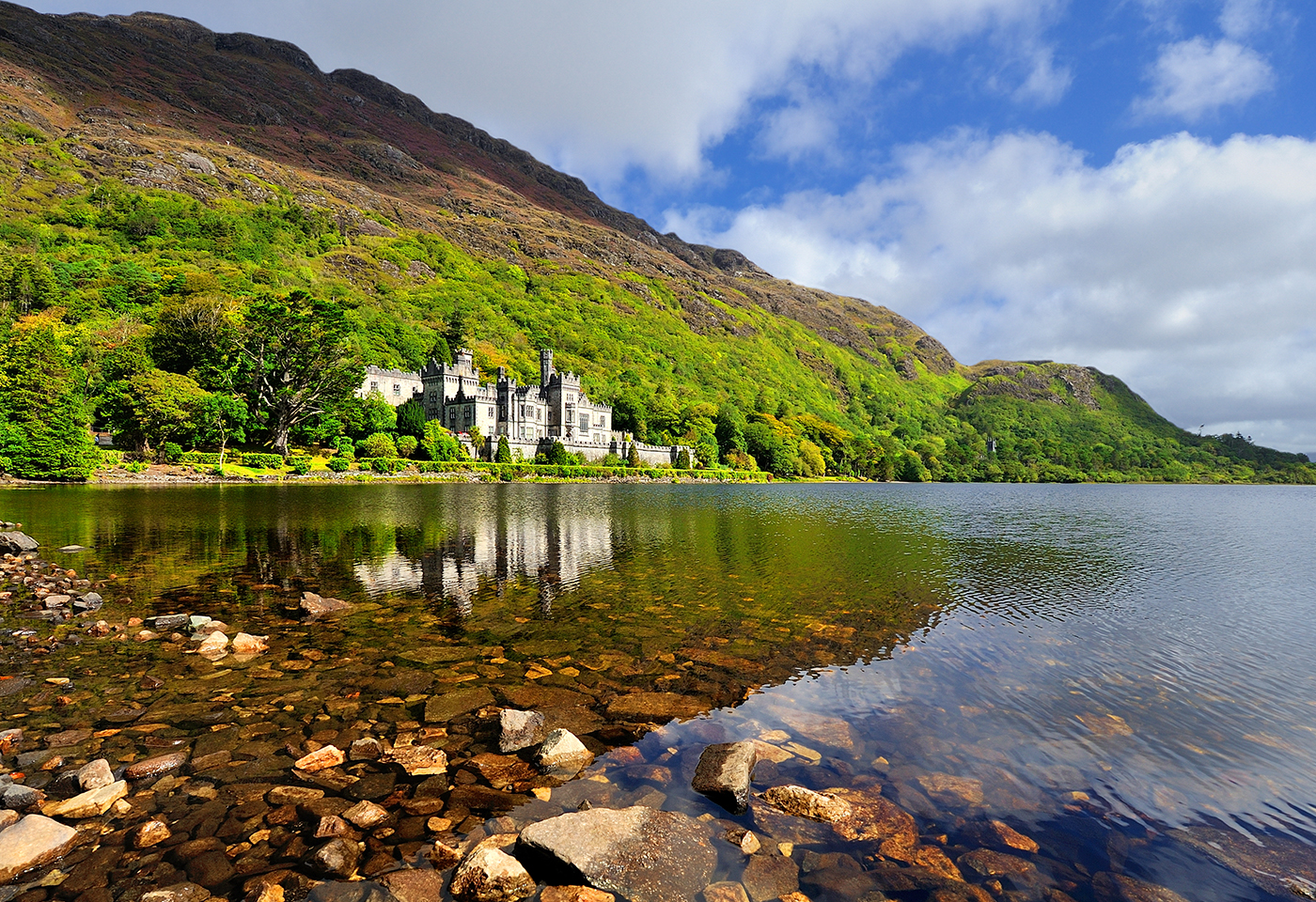 Vista de la abadía Kylemore