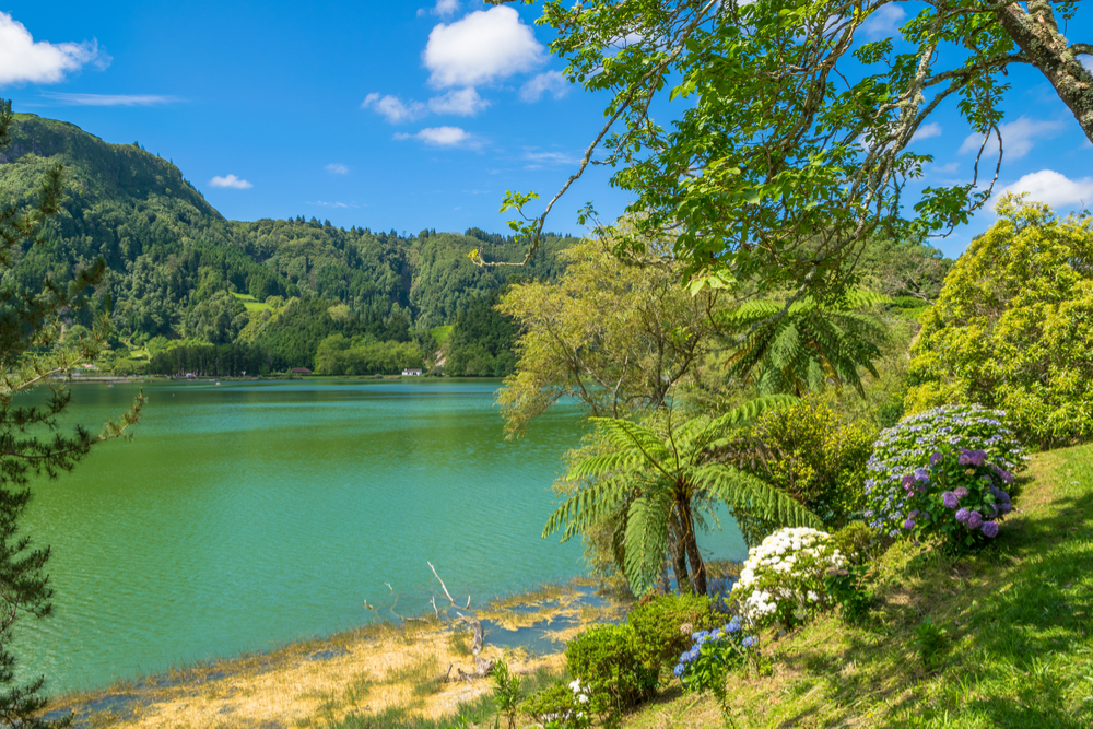 Lagoa das Furnas en Portugal