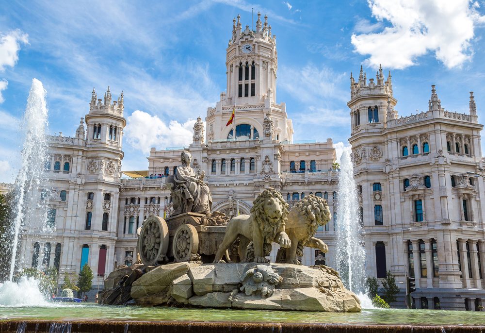 Ciudades con encanto en España: la Cibeles en Madrid