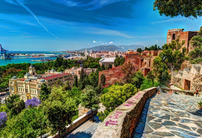 Mirador de Gibralfaro en Málaga