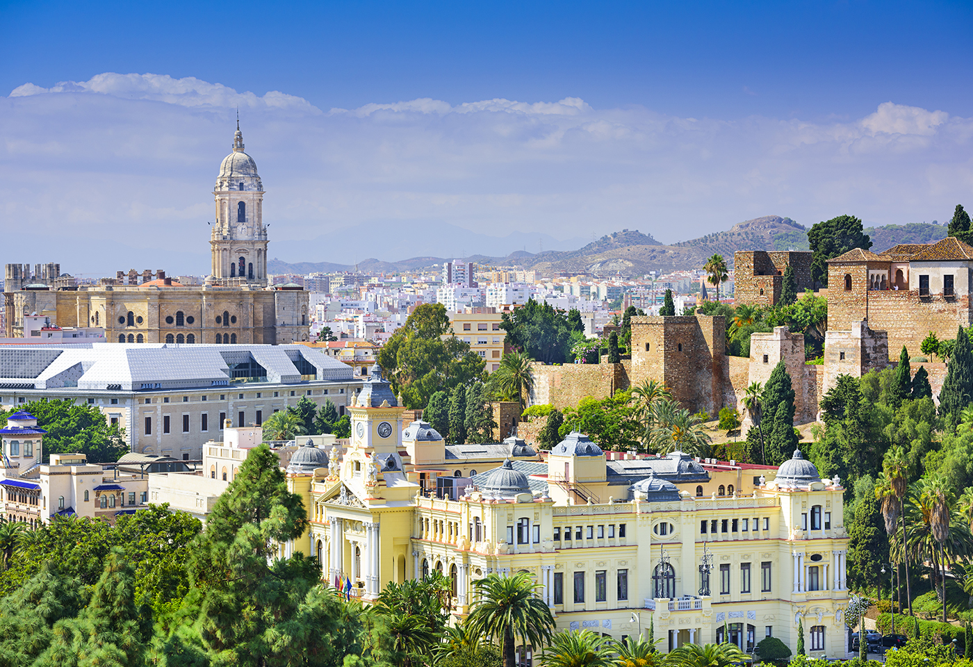 Málaga en una visita a Andalucía