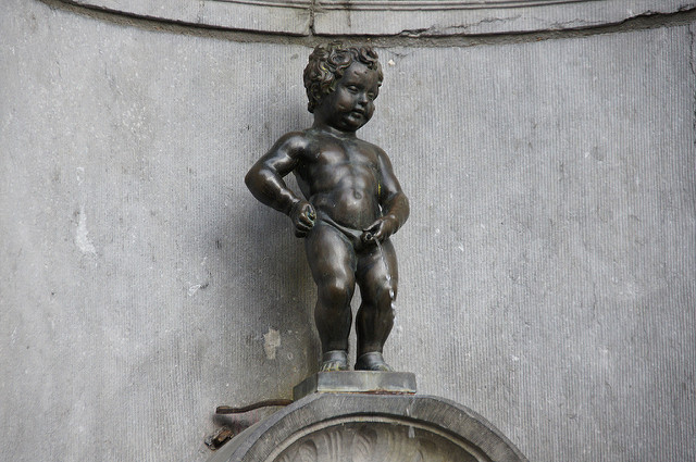 Manneken Pis en Bruselas