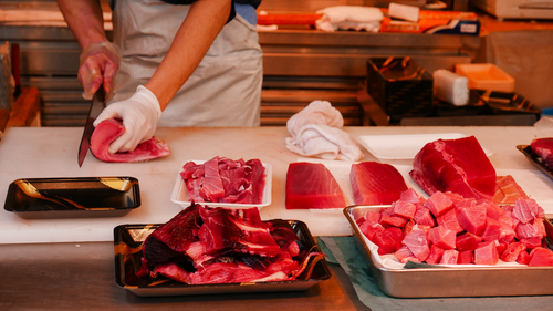 MErcado Tsukiji, uno de los lugares de Tokio que visitar