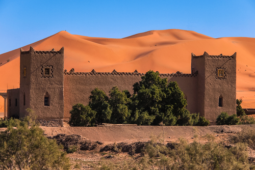 Merzouga, un pueblo en el desierto del Sahara