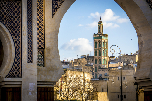 Mezquita Sidi Ahmed Tijani en Fez, Marruecos