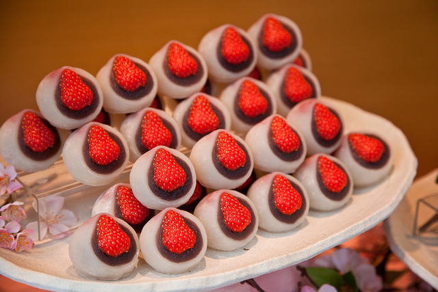 Mochi, típico de la gastronomía de Japón