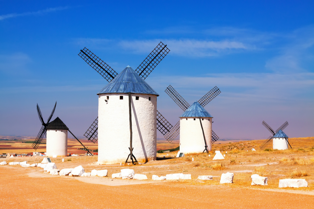Molinos de viento en Campo de Criptana