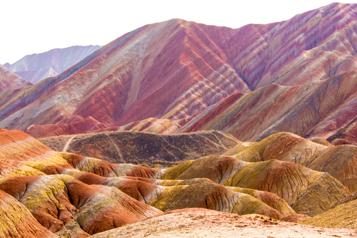 Montañas de Zhangye, uno de los paisajes de China más increíbles