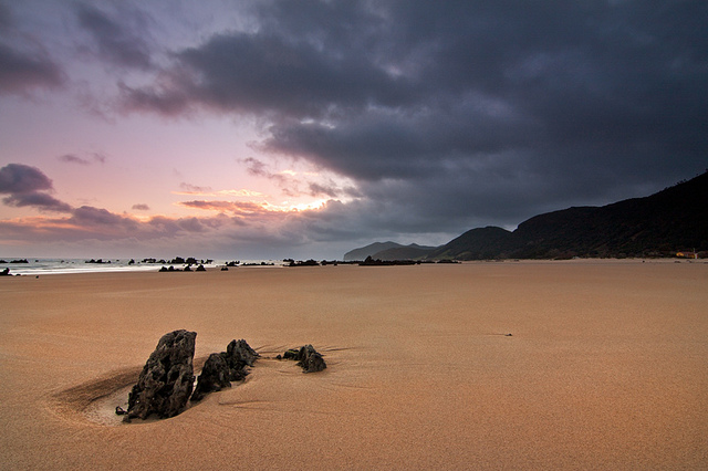 Noja en la costa de Cantabria