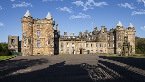 Palacio de Holyroodhouse en Edimburgo