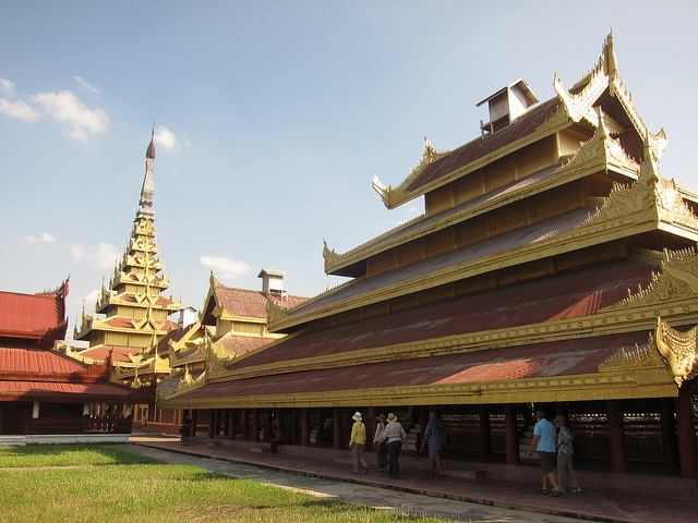 Palacio de Mandalay en Myanmar