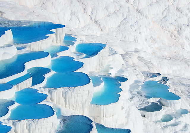Pamukkale en Turquía, uno delos lugares sorprendentes