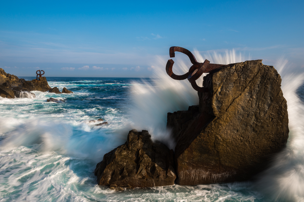 Peine del Viento, una de las cosas que ver en San Sebastián