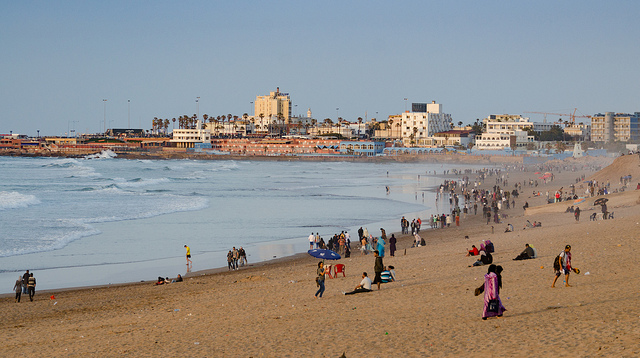 Visitar la playa,una de las cosas que hacer en Casablanca