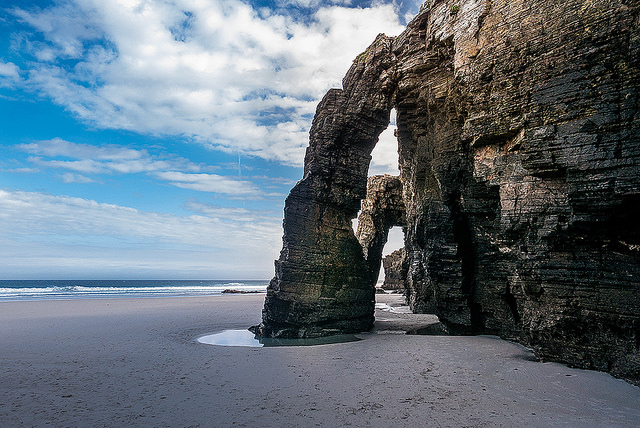 Playa de las Catedrales en Galicia
