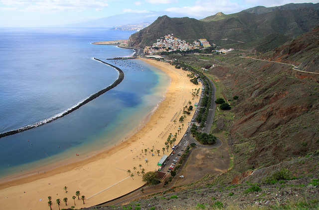 Playa de las Teresitas en Tenerife