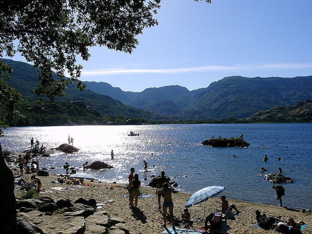 Playas de agua dulce: lago de Sanabria