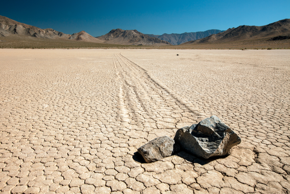 Playa Rascetrack en el Valle de la Muerte
