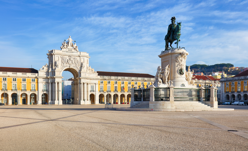 Plaza del Comercio, una de las cosas que ver gratis en Lisboa