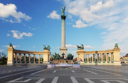 Plaza de los Héroes, uno de los monumentos que ver en Budapest
