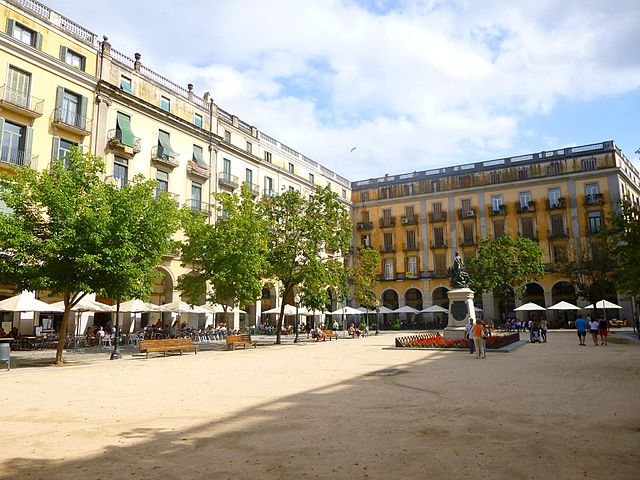 Plaza de la independencia de Girona