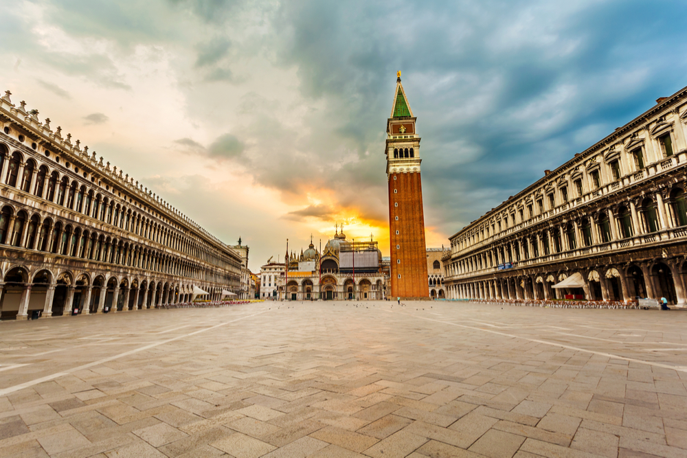 Plaza de San Marcos en Venecia